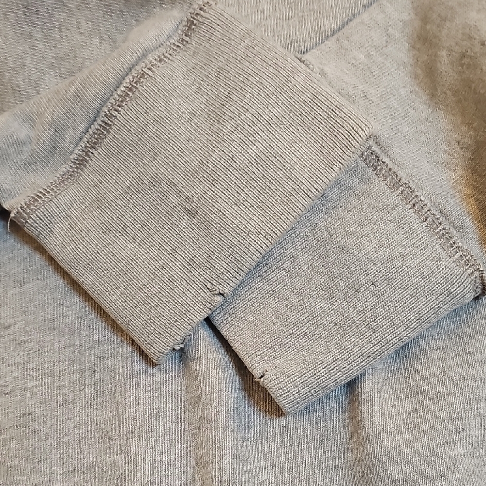 Vintage Abercrombie & Fitch Gray Button Pullover Sweater Size Small - Picture 9 of 15